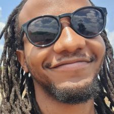 Year of your life 2025 - happy young hip african christian